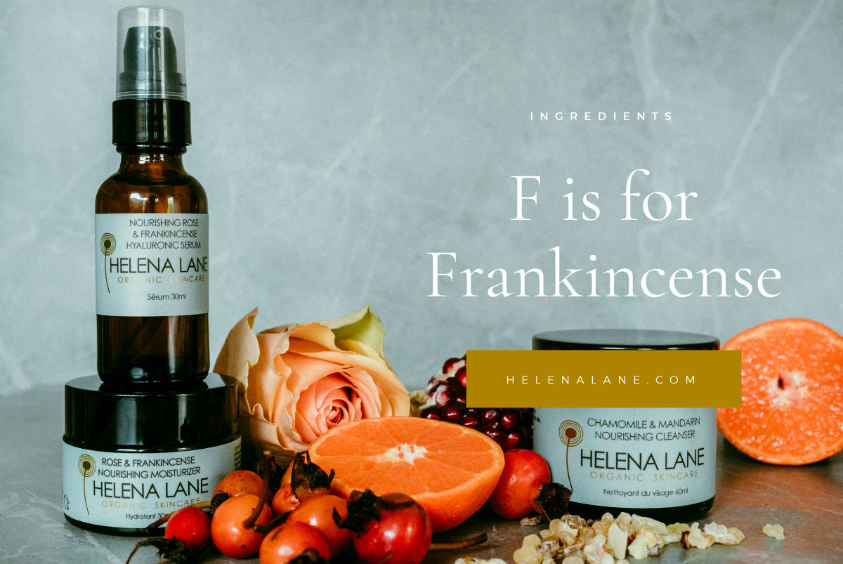 Frankincense Organic Skincare Ingredients